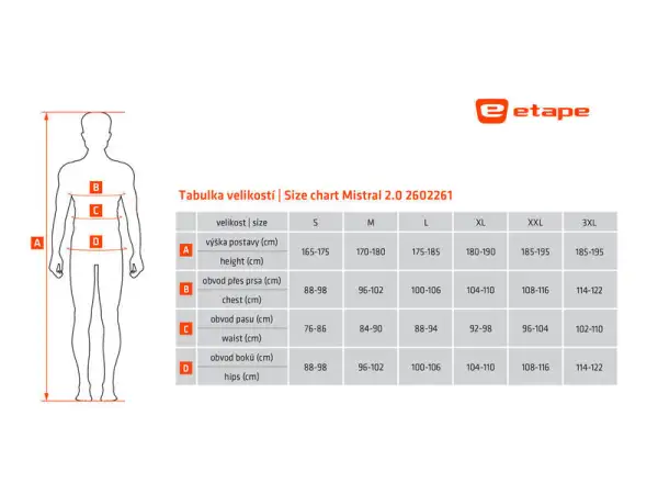 Etape Mistral 2.0 pánská vesta žlutá fluo