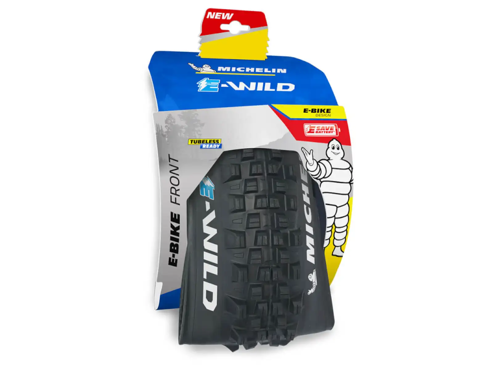 Michelin E-Wild Front E-GUM-X TS TLR 27,5x2,60" MTB plášť kevlar