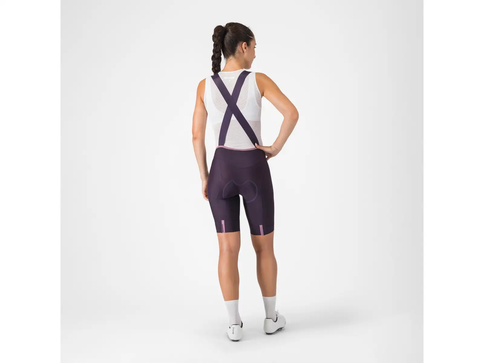 Castelli Prima 2 DT dámské kraťasy s vložkou a laclem Dark Night Shade/Deep Purple
