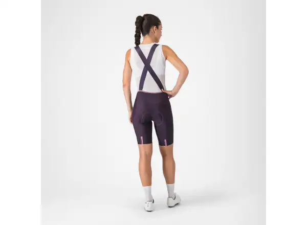 Castelli Prima 2 DT dámské kraťasy s vložkou a laclem Dark Night Shade/Deep Purple