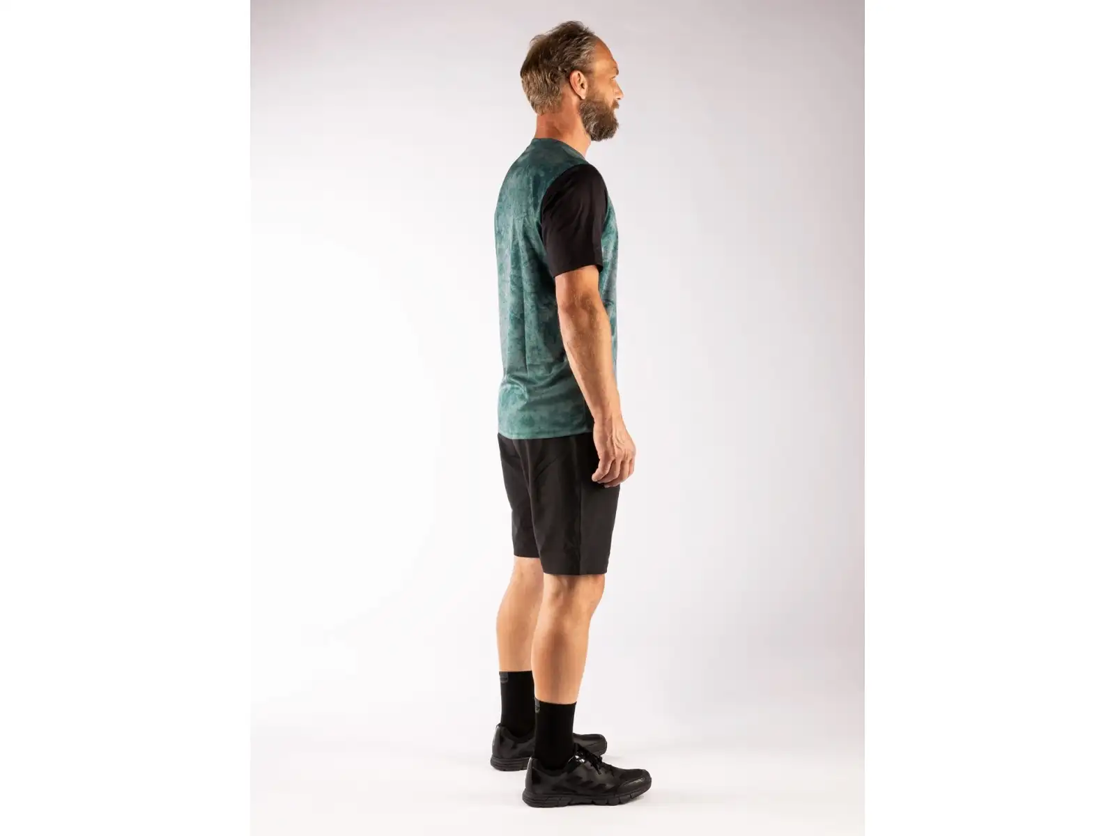 Force MTB Move pánský dres krátký rukáv tmavě zelená
