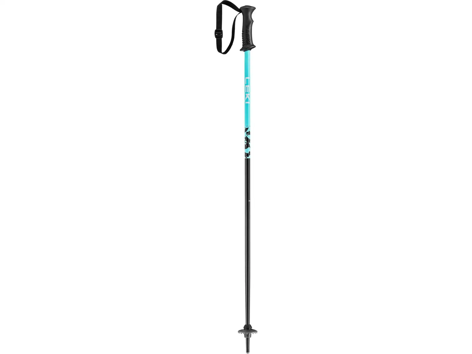 Leki Rider dětské sjezdové hole darkblue-light turquoise-white