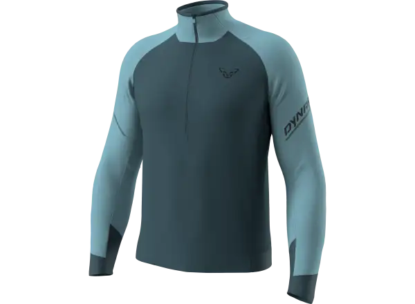 Dynafit Aalpine Zip pánské běžecké triko dlouhý rukáv Smoke blue/0720