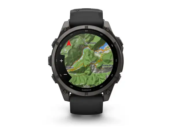 Garmin Fénix 9–47 mm chytré hodinky Carbon gray DLC Titanium/Black