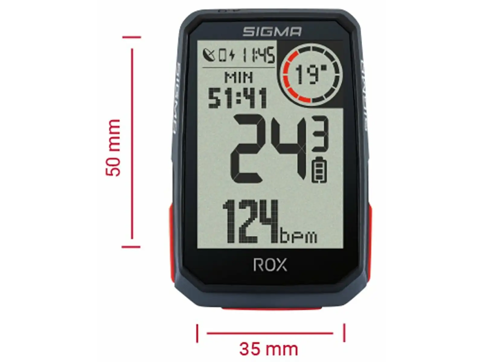 Sigma ROX 4.0 GPS computer SET se sensory černá