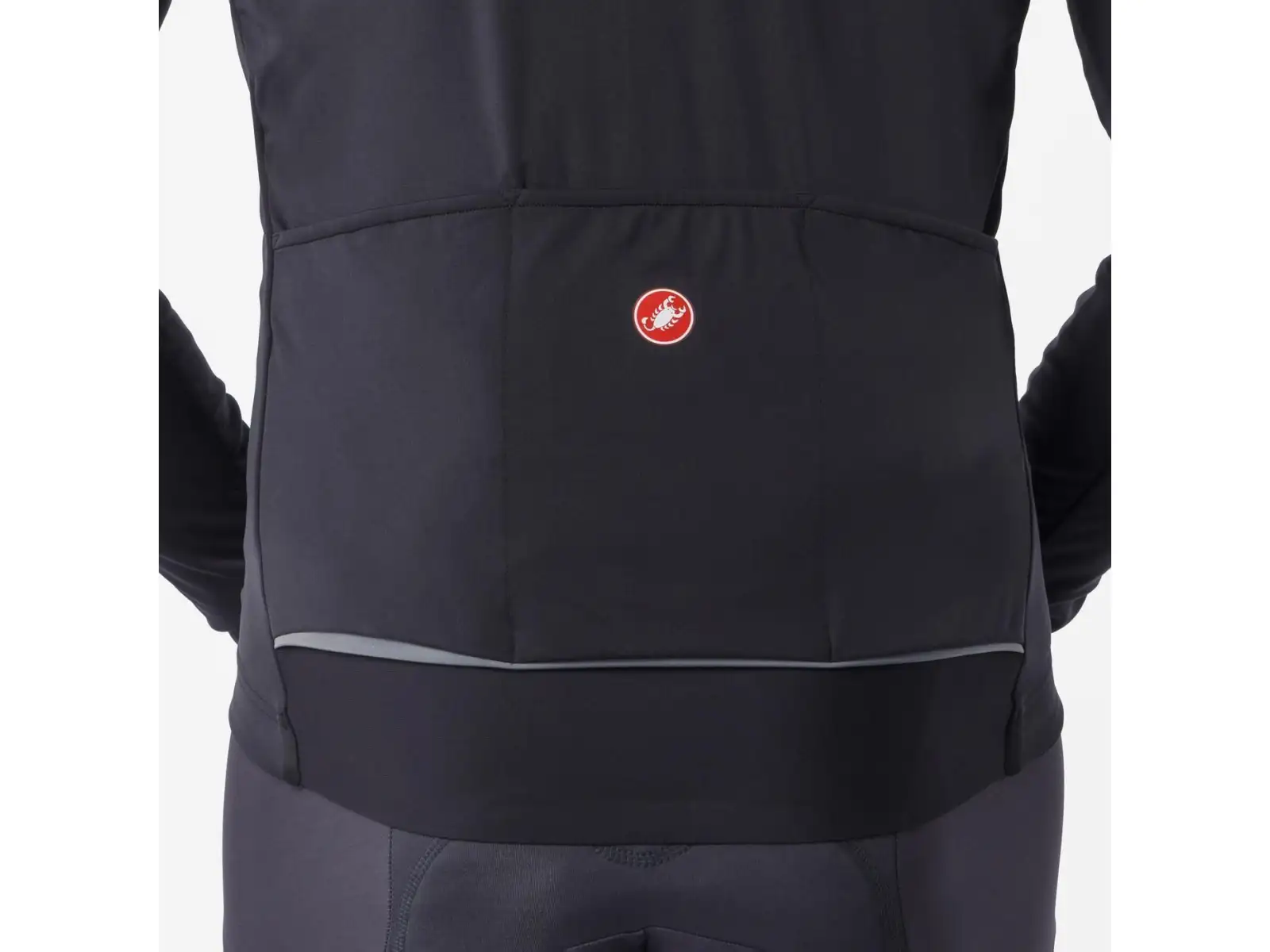 Castelli Alpha 150 Jacket pánská bunda Light Black/Black