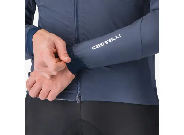 Castelli Fly Unltd Jacket pánská bunda Dark Steel Blue