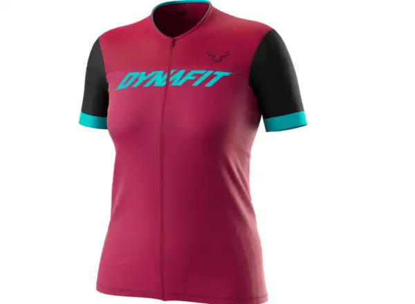 Dynafit Ride Light Full Zip dámský dres krátký rukáv Beet red