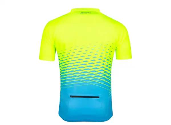 Force Angle MTB pánský dres krátký rukáv fluo/modrá