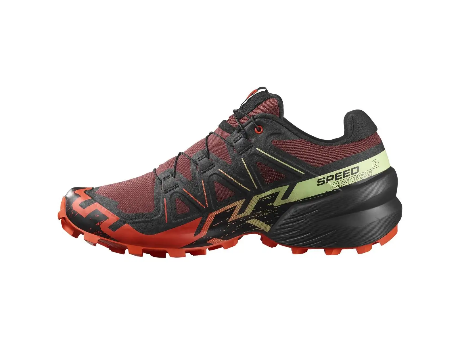 Salomon Speedcross 6 pánská běžecká obuv Rum Raisin/Cherry Tomato/Cognac