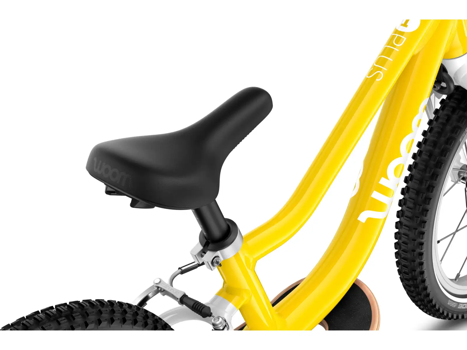 Woom GO 1 Plus Vibrant Yellow 14 dětské odrážedlo