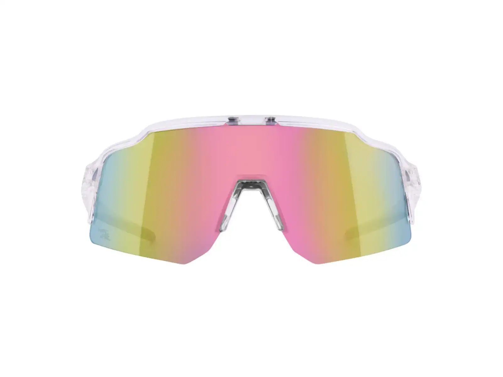 Force Strive cyklistické brýle transparentní/růžové zrcadlové sklo