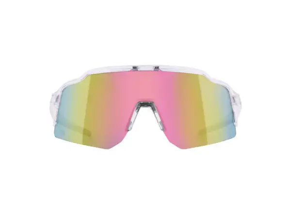 Force Strive cyklistické brýle transparentní/růžové zrcadlové sklo