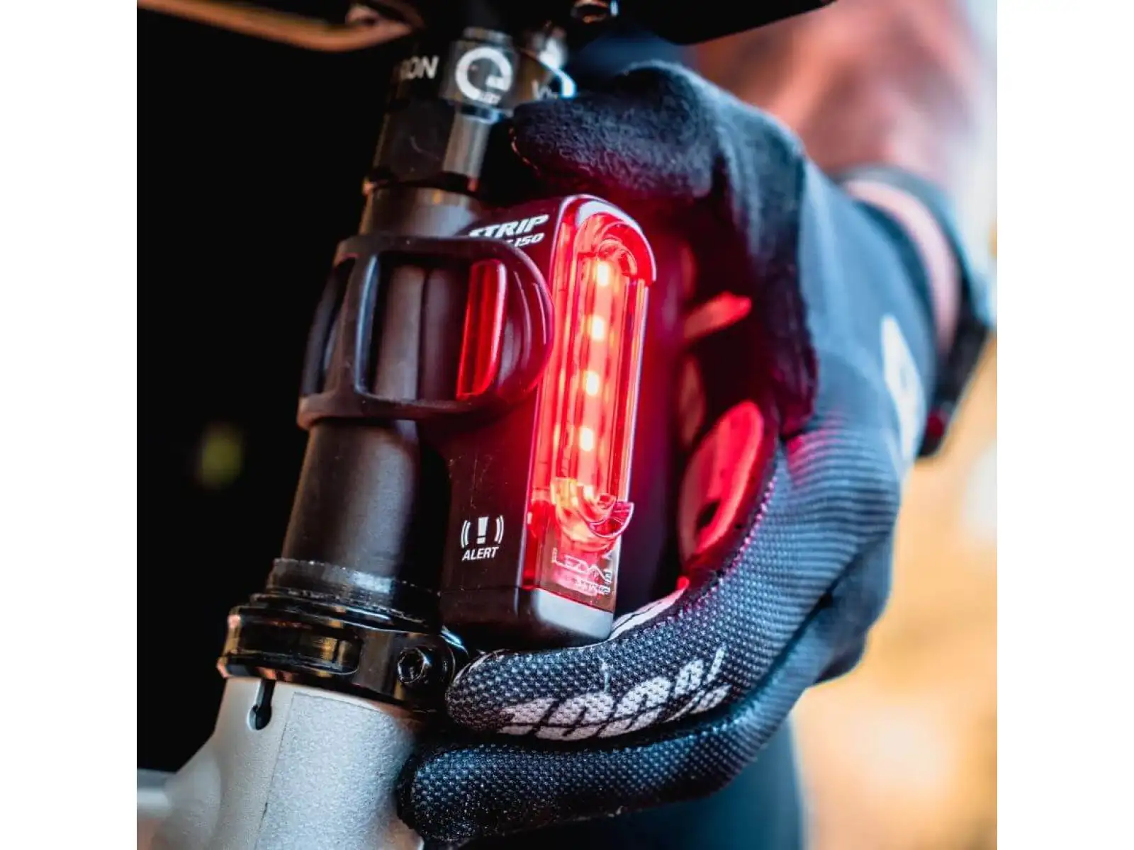 Lezyne Strip Alert Drive zadní světlo black