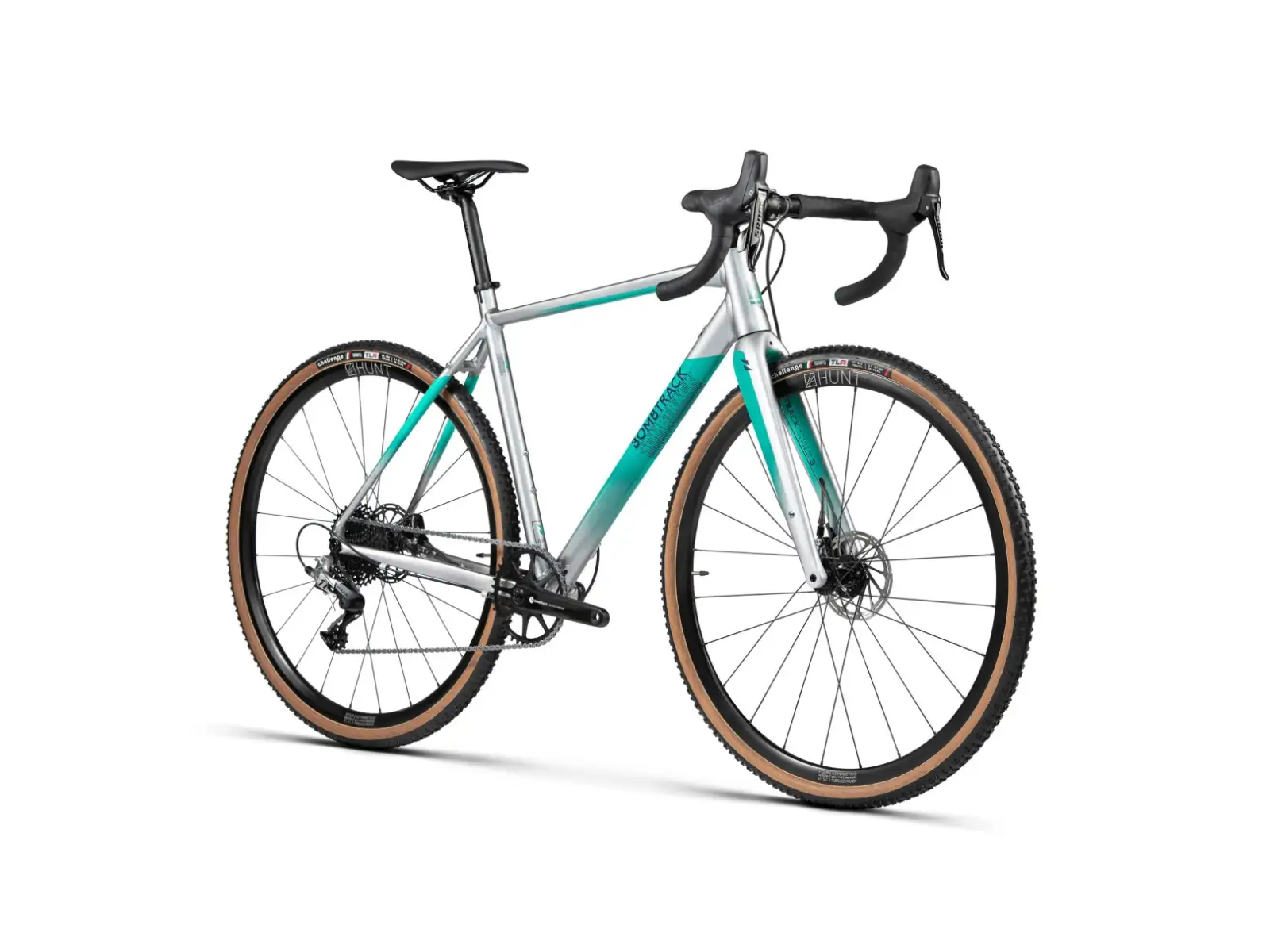 Bombtrack Tension 2 cyklokrosové kolo Glossy Grey / Green