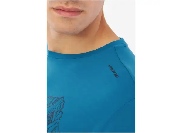 Viking Morain pánské triko krátký rukáv blue