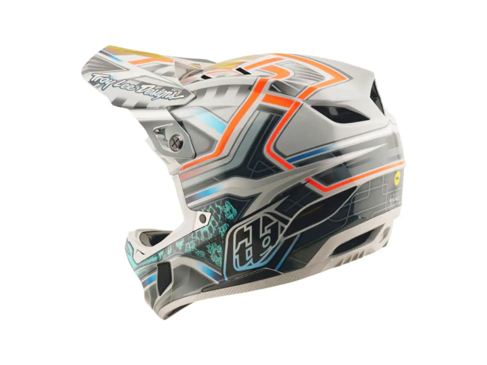 Troy Lee Designs D4 Composite přilba Lowrider Gray