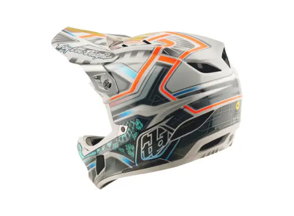 Troy Lee Designs D4 Composite přilba Lowrider Gray