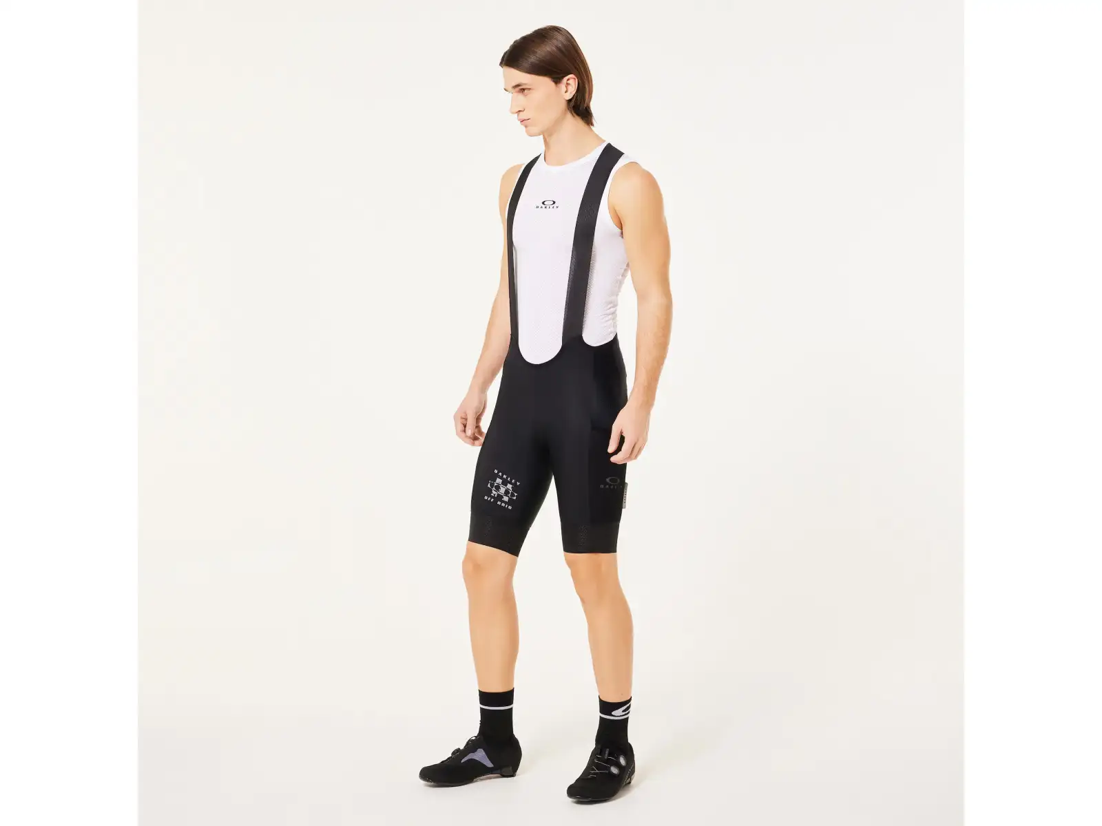 Oakley Off Grid Cargo Bib Short 2.0 pánské cyklistické kraťasy Blackout
