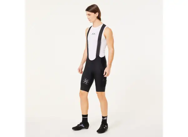 Oakley Off Grid Cargo Bib Short 2.0 pánské cyklistické kraťasy Blackout
