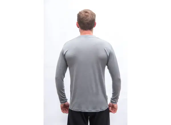 Sensor Merino Active Van Life pánské triko dl.rukáv šedá