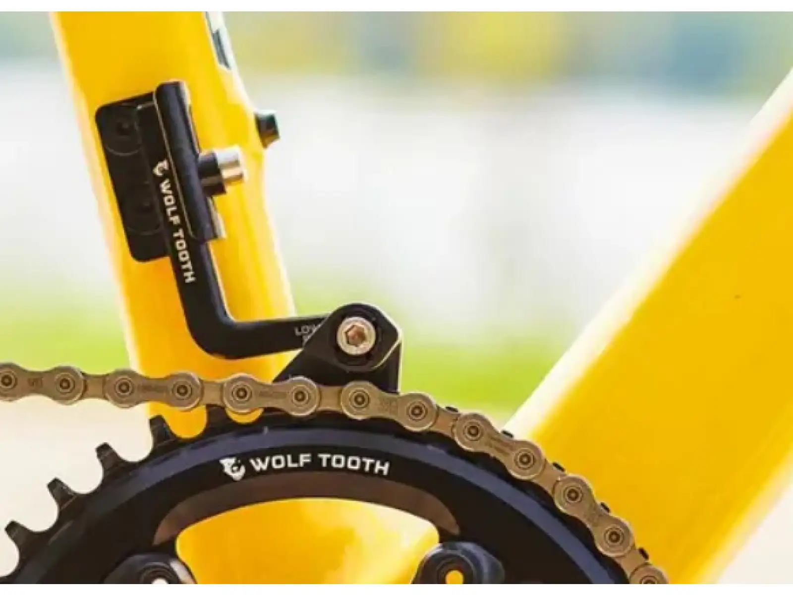 Wolf Tooth Lonewolf Aero Chainguide Braze-On Medium Mount napínák řetězu pro gravel