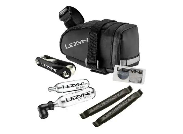 Lezyne Caddy CO2 Kit brašna pod sedlo 0,6 l černá vel. M