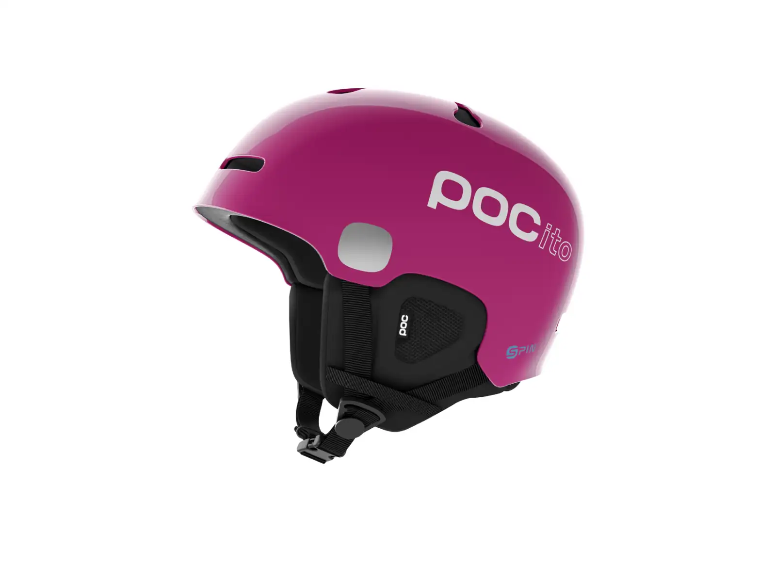 POC POCito Auric Cut Spin dětská lyžařská helma fluorescent pink
