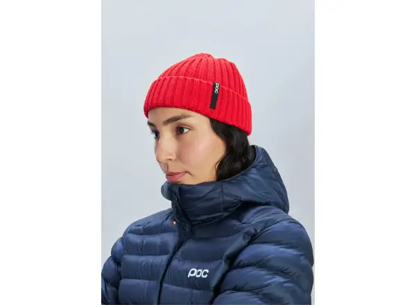 POC Beanie Short čepice Prismane Red