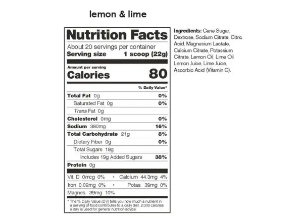 Skratch Labs Hydration Sport Drink Mix iontový nápoj 22 g citron/limeta