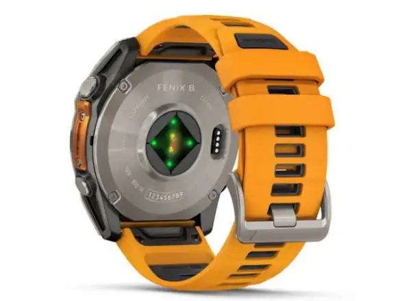 Garmin fenix 8 - 51 mm AMOLED Sapphire chytré hodinky Titanium Orange/Graphite