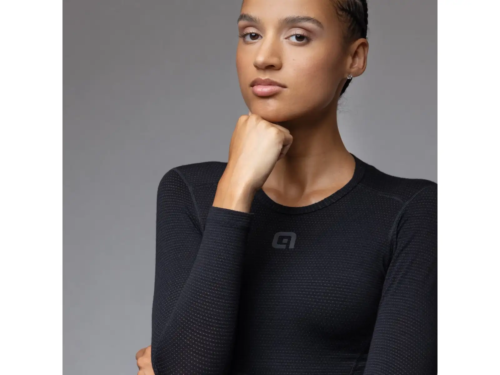 Alé Intimo Merino dámské spodní triko dlouhý rukáv Black