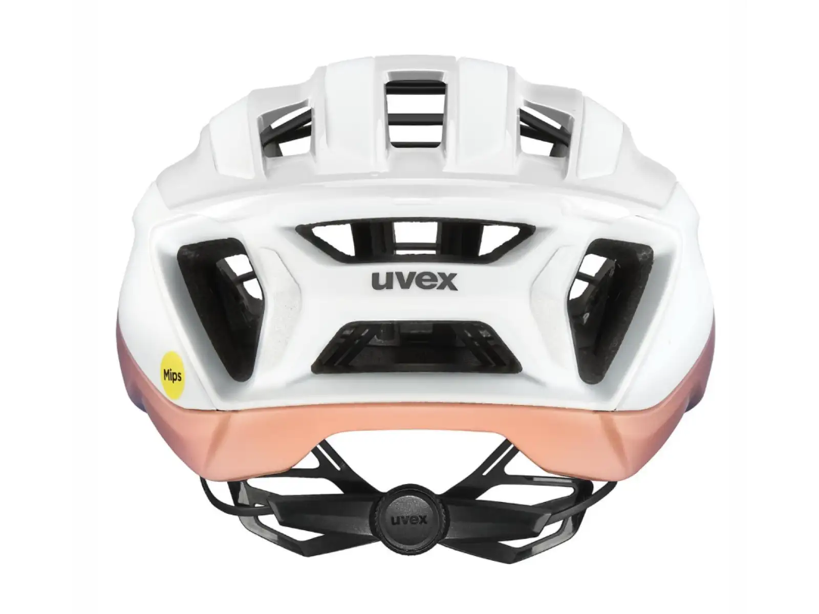 Uvex Surge Aero MIPS silniční přilba White/Lila Apricot Matt
