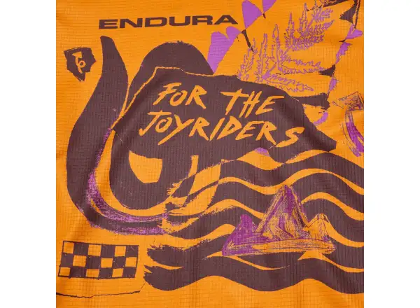 Endura SingleTrack Core dětský dres krátký rukáv Orange