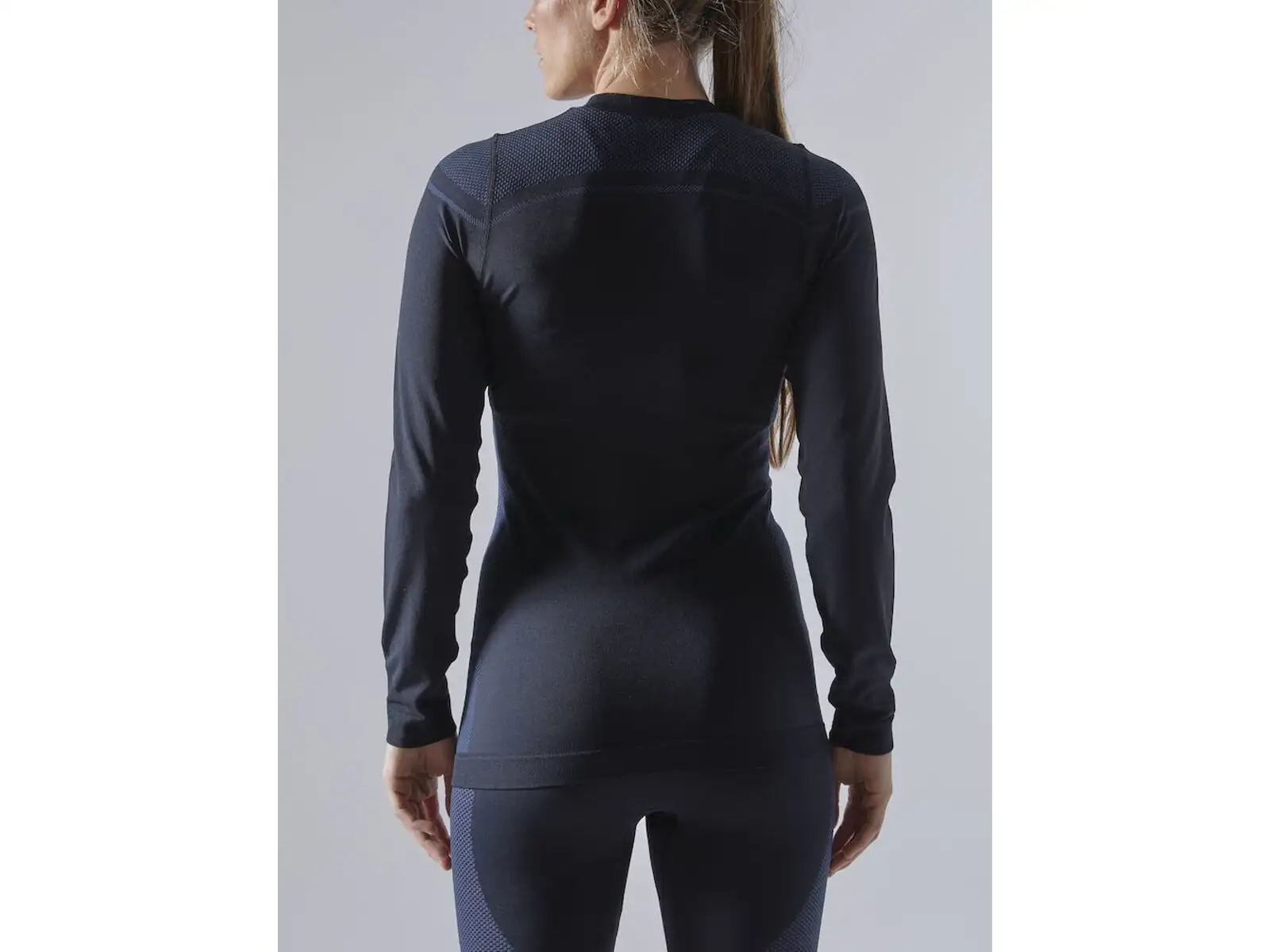 Craft Core Dry Fuseknit dámský set triko dlouhý rukáv+kalhoty černá
