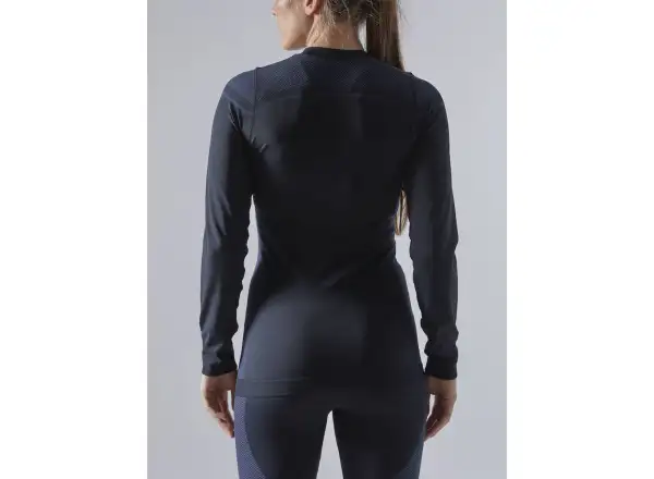 Craft Core Dry Fuseknit dámský set triko dlouhý rukáv+kalhoty černá