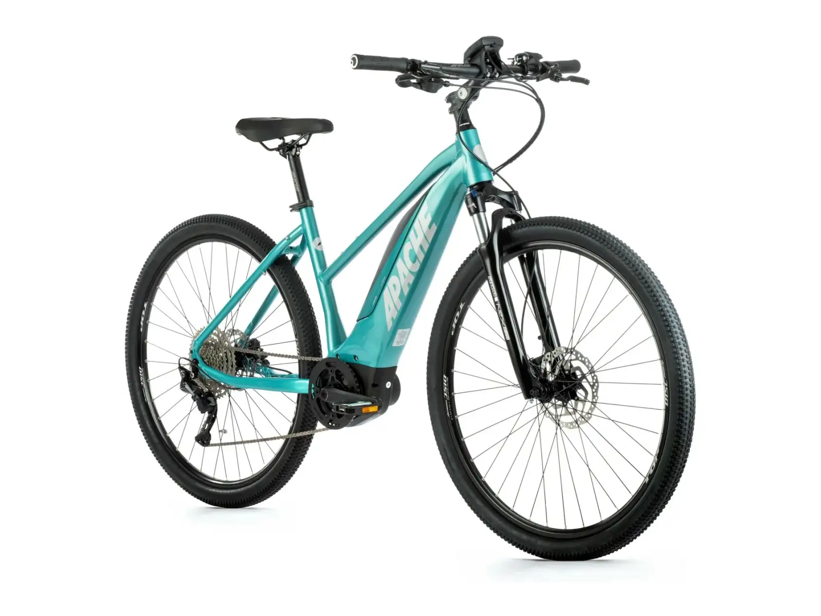 Apache Matta 1 Bosch MTB dámské krosové elektrokolo tyrkysová