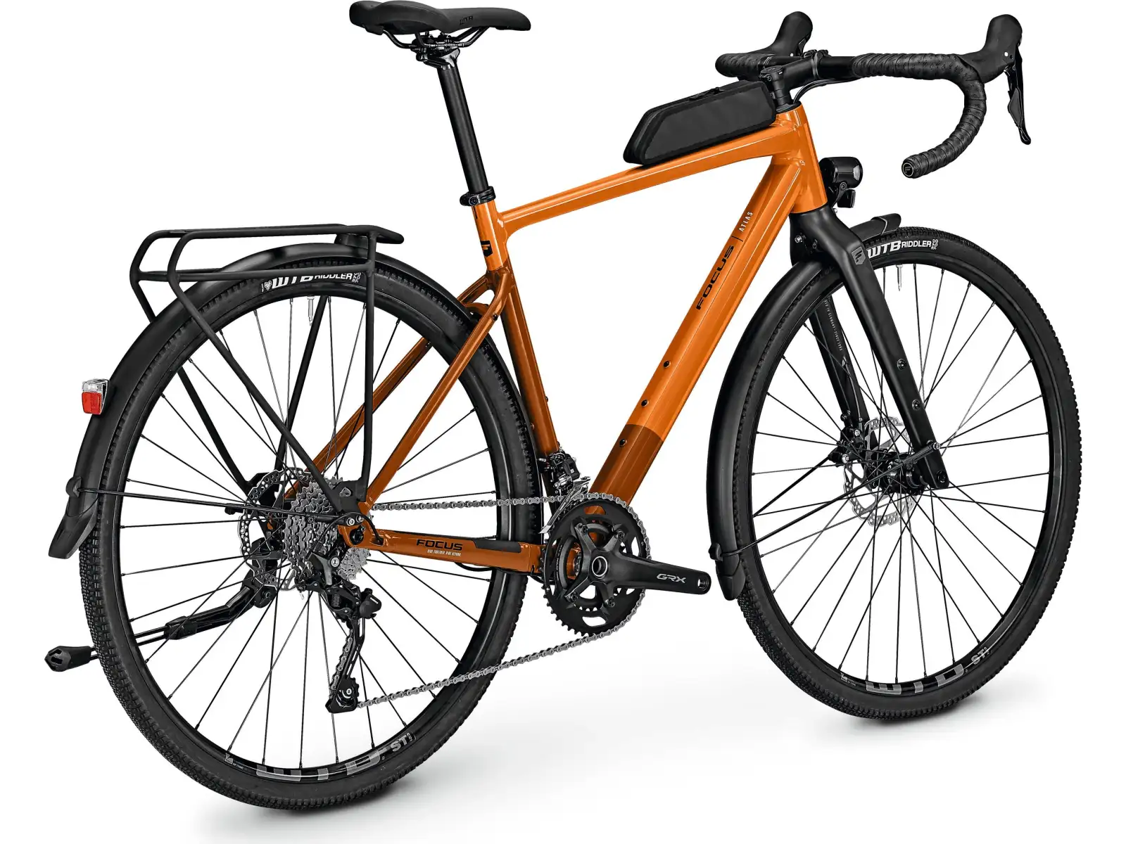 Focus Atlas 6.7 EQP DI gravel kolo Rustorange Glossy/Rustbrown Glossy