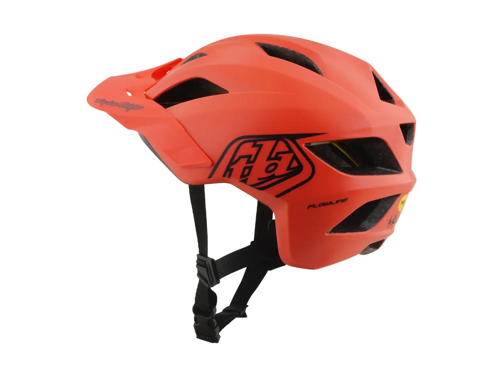Troy Lee Designs Flowline Mips dětská přilba Point Coral/Charcoal