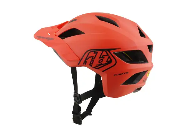 Troy Lee Designs Flowline Mips dětská přilba Point Coral/Charcoal