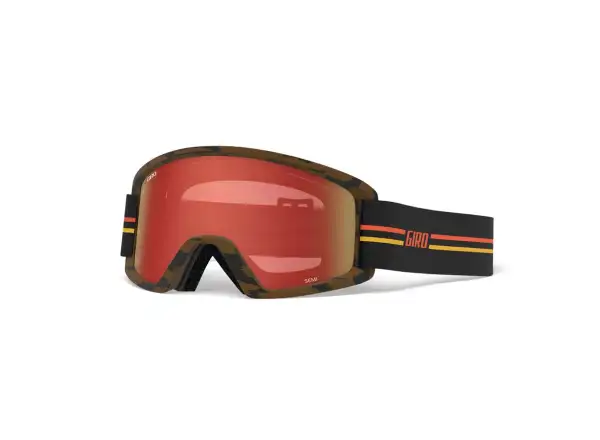 Giro Semi GP pánské lyžařské brýle Black/Orange Amber Scarlet/Yellow
