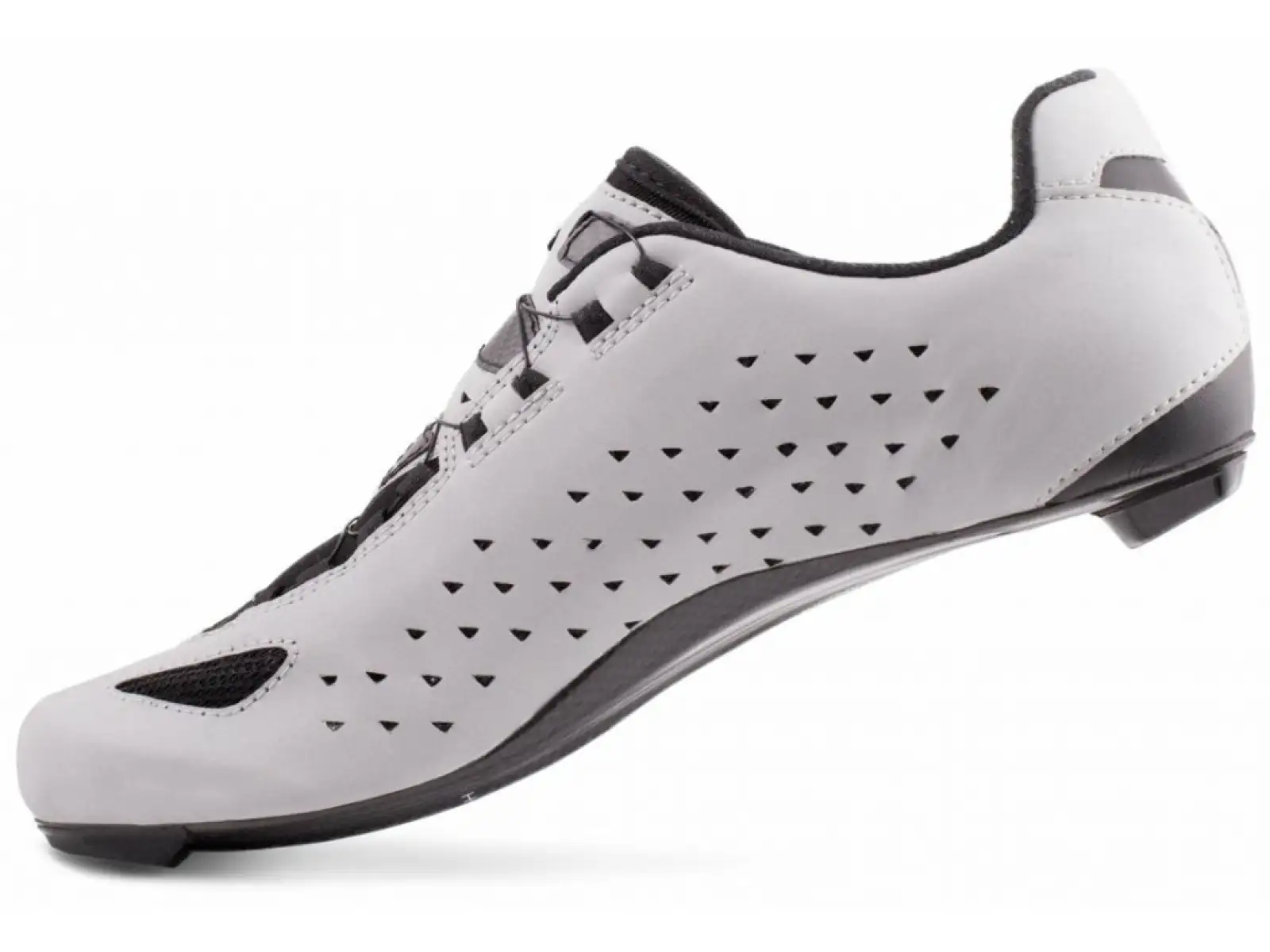 Lake CX219 Carbon silniční pánské tretry reflexní stříbrná/černá