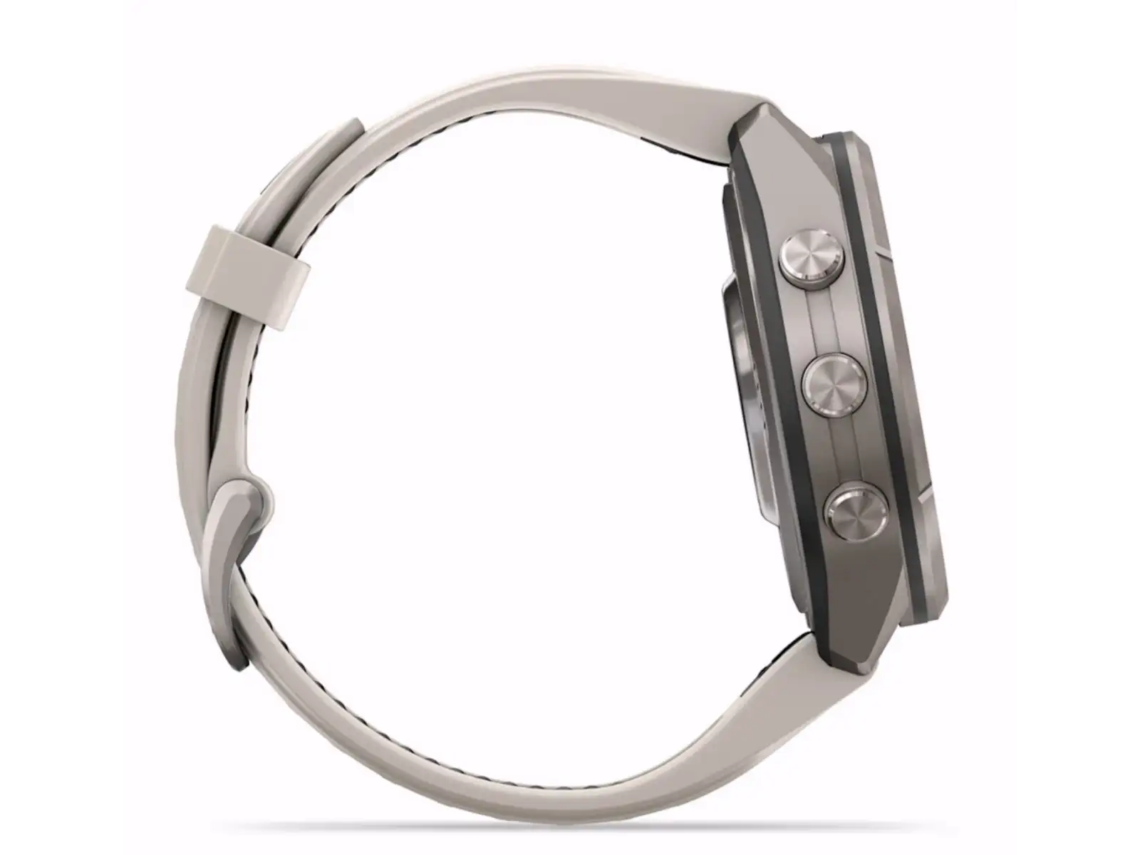 Garmin Fénix 9 Pro inReach 43 mm chytré hodinky Titanium Fog Gray/Dark Sandstone