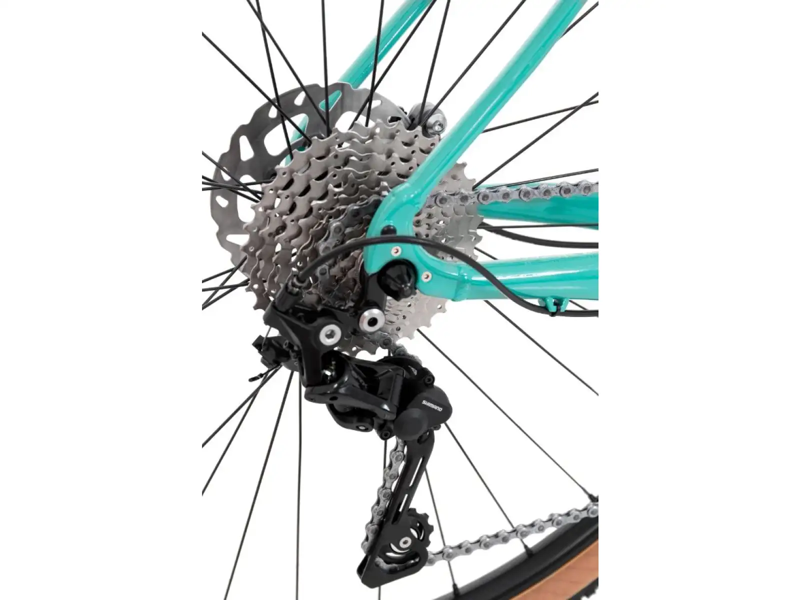 Rock Machine GravelRide 500 gloss light slate/black/silver gravel kolo