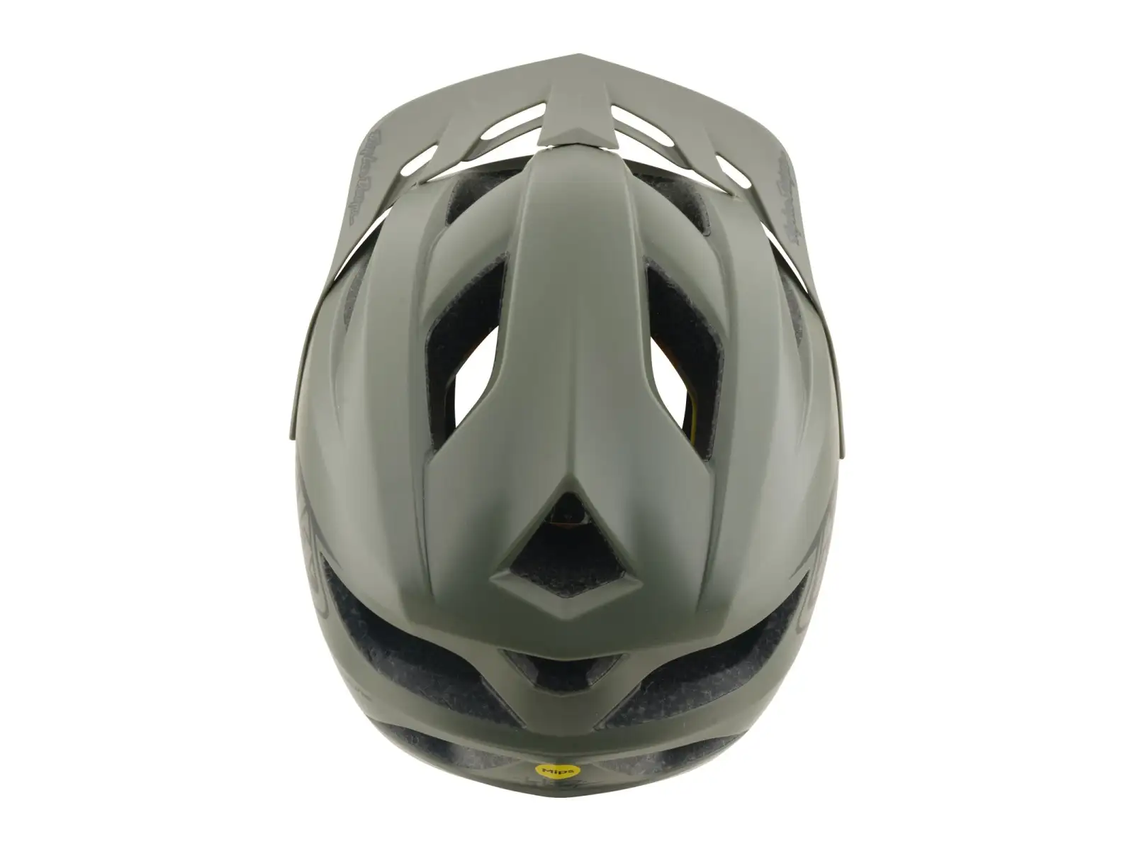 Troy Lee Designs Youth Flowline MIPS dětská přilba Point Army/Phantom