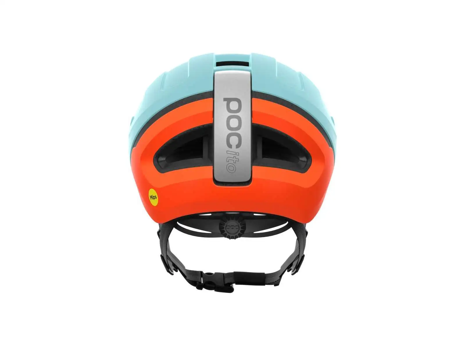 POC POCito Omne MIPS dětská přilba Indicolite Blue Matt/Carnelian Orange Matt