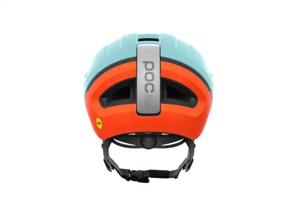 POC POCito Omne MIPS dětská přilba Indicolite Blue Matt/Carnelian Orange Matt