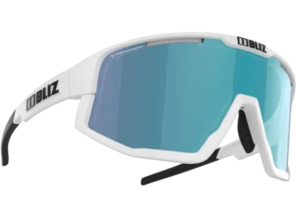 Bliz Fusion Nano Optics cyklistické brýle Photochromic Matt White Brown/Blue Multi Cat.1-3