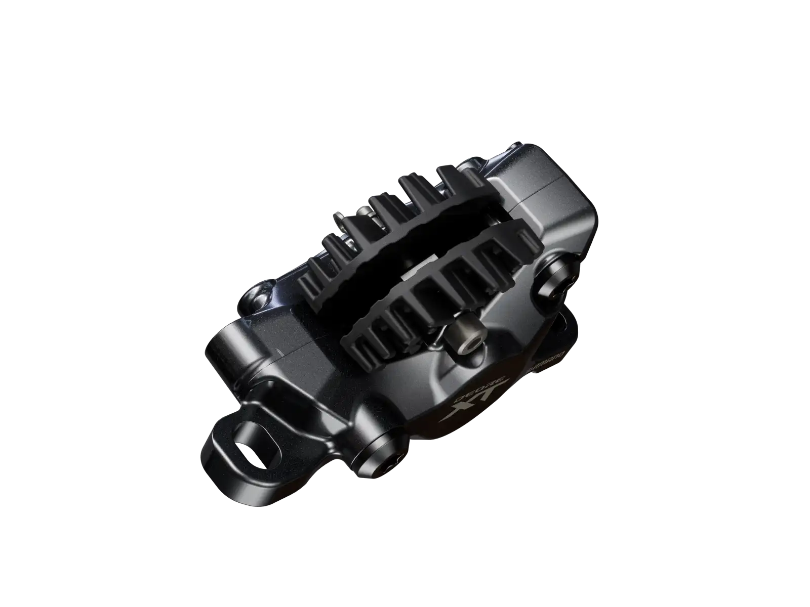 Shimano Deore XT BR-M8200 brzdový třmen - kovové destičky s chladičem