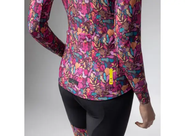 Alé Pragma Flowery dámský zateplený dres dlouhý rukáv Pink